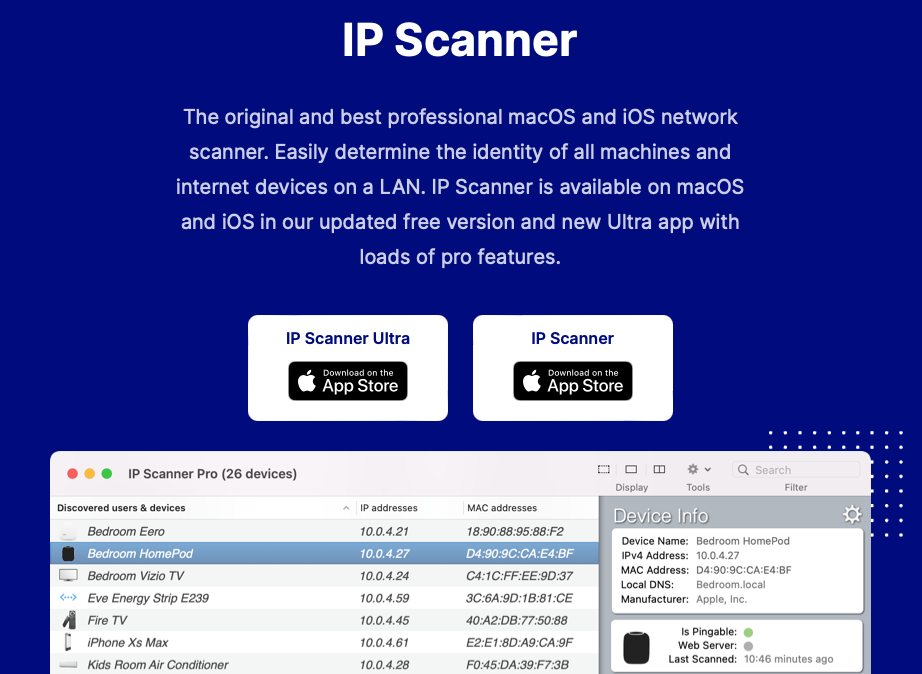 ip scanner for macbook