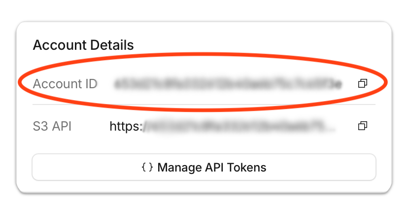 Find your Account ID